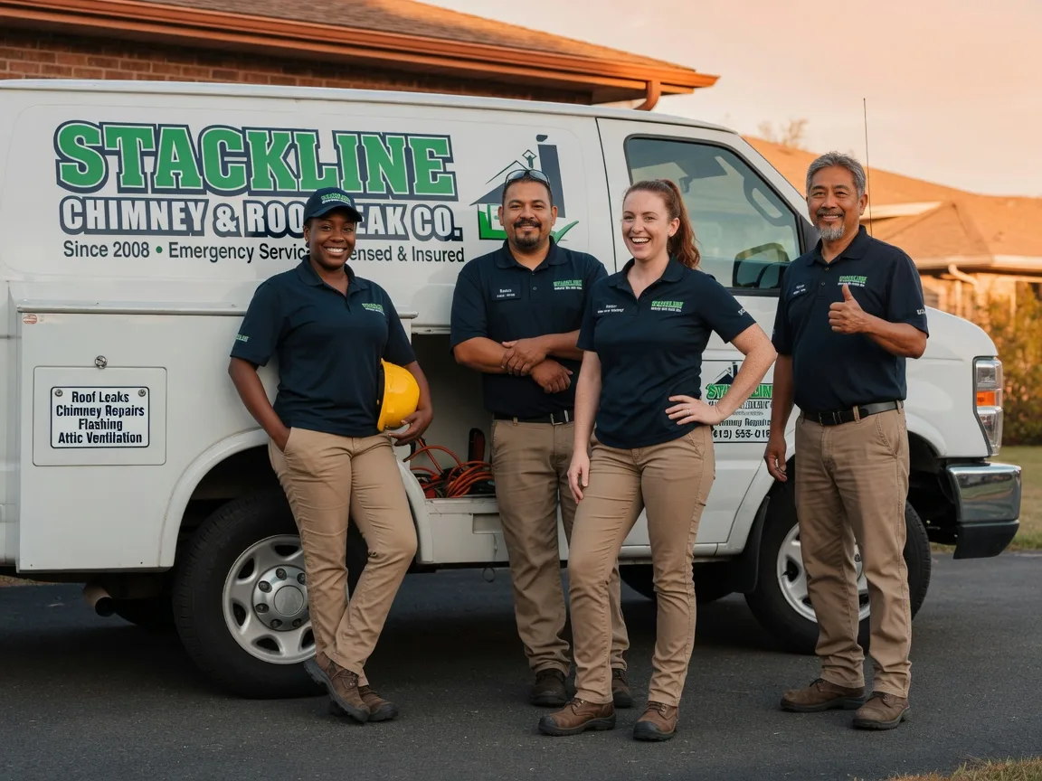 Chimney flashing repair company in Colfax, LA